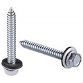 Grip-Rite Grip-Rite 1 lbs No. 9 Size x 2.5 in. Pro-Twist Hex Washer Head Sheet Metal Screw, Silver 5026764